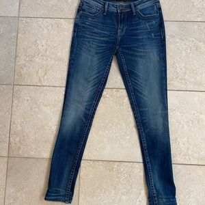 Skinny Buckle Black jeans